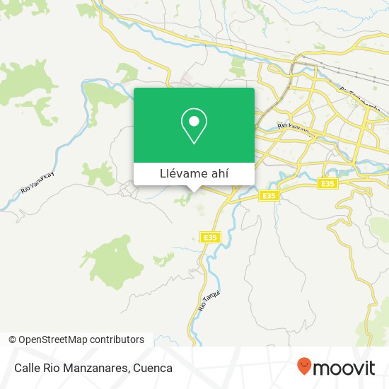 Mapa de Calle Rio Manzanares