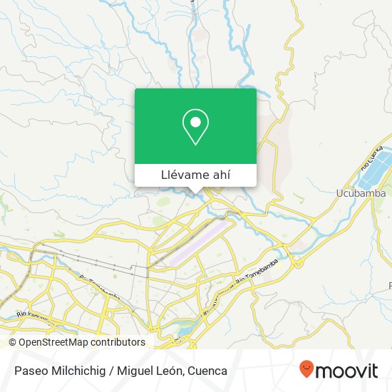 Mapa de Paseo Milchichig / Miguel León