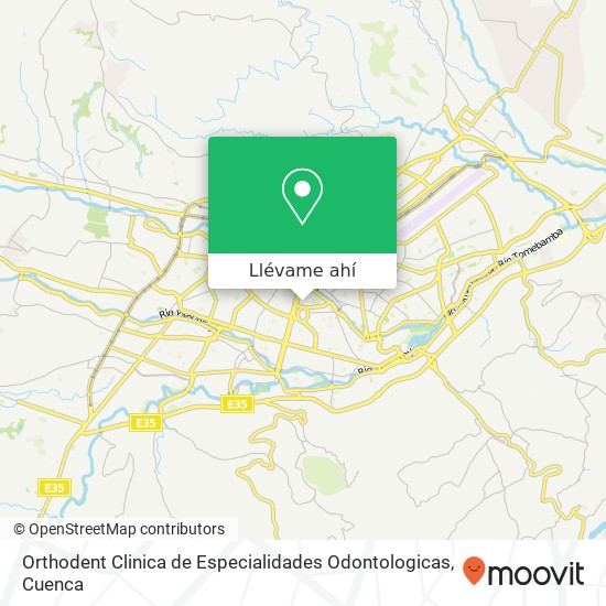 Mapa de Orthodent Clinica de Especialidades Odontologicas