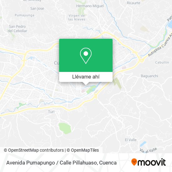 Mapa de Avenida Pumapungo / Calle Pillahuaso