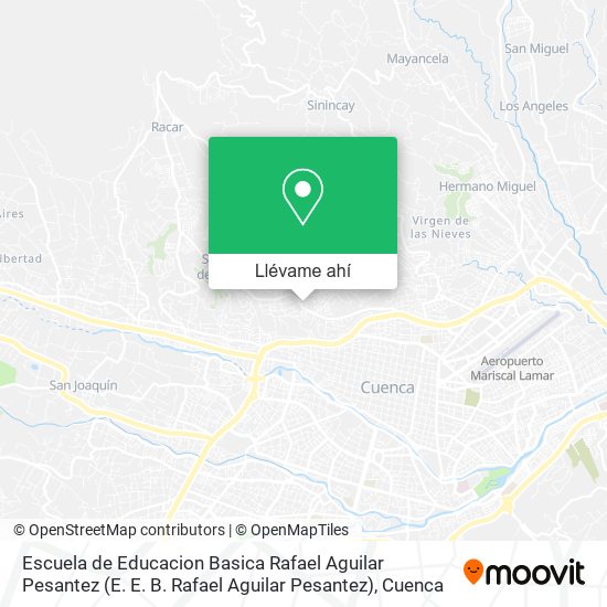 Mapa de Escuela de Educacion Basica Rafael Aguilar Pesantez (E. E. B. Rafael Aguilar Pesantez)
