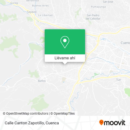 Mapa de Calle Canton Zapotillo