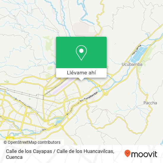 Mapa de Calle de los Cayapas / Calle de los Huancavilcas