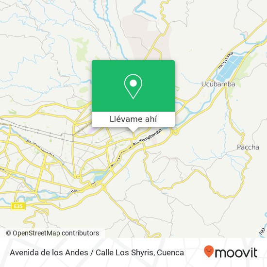 Mapa de Avenida de los Andes / Calle Los Shyris