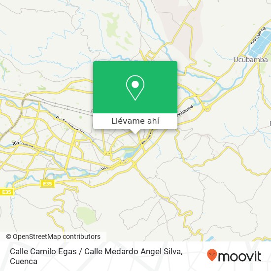 Mapa de Calle Camilo Egas / Calle Medardo Angel Silva