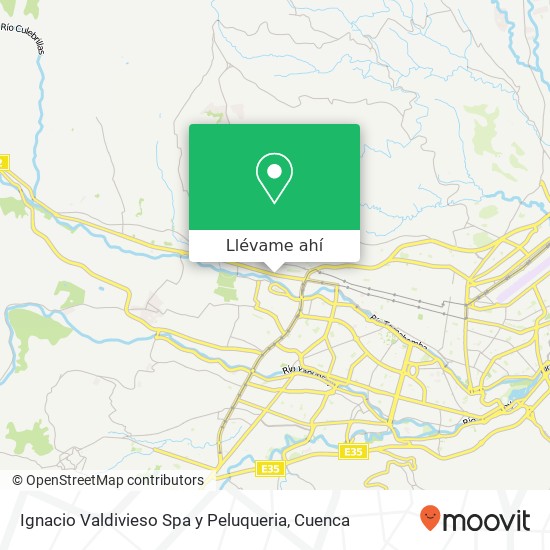 Mapa de Ignacio Valdivieso Spa y Peluqueria