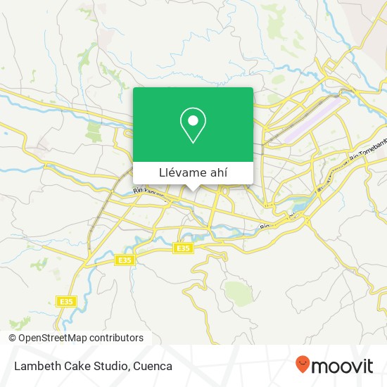 Mapa de Lambeth Cake Studio