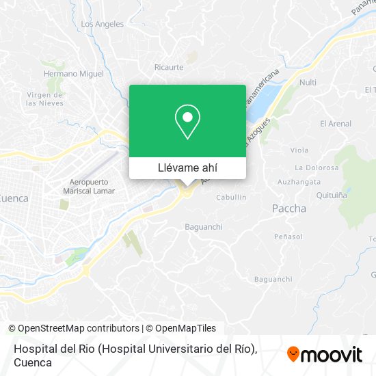Mapa de Hospital del Rio (Hospital Universitario del Río)
