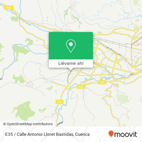 Mapa de E35 / Calle Antonio Lloret Bastidas