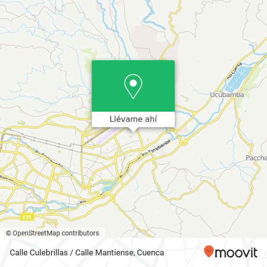 Mapa de Calle Culebrillas / Calle Mantiense
