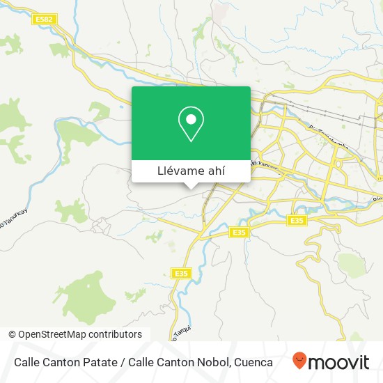 Mapa de Calle Canton Patate / Calle Canton Nobol