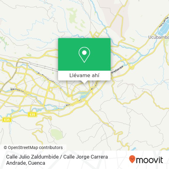 Mapa de Calle Julio Zaldumbide / Calle Jorge Carrera Andrade