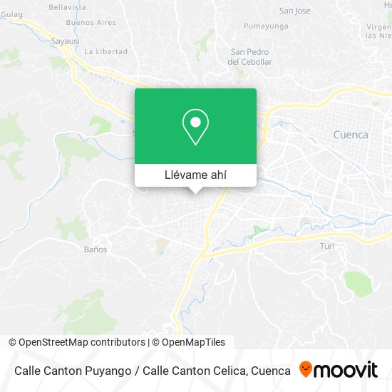 Mapa de Calle Canton Puyango / Calle Canton Celica