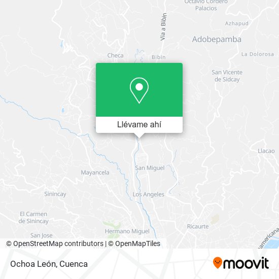 Mapa de Ochoa León