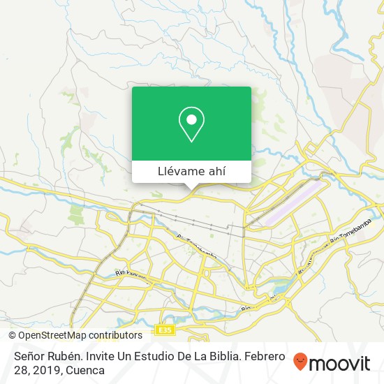 Mapa de Señor Rubén. Invite Un Estudio De La Biblia.      Febrero 28, 2019