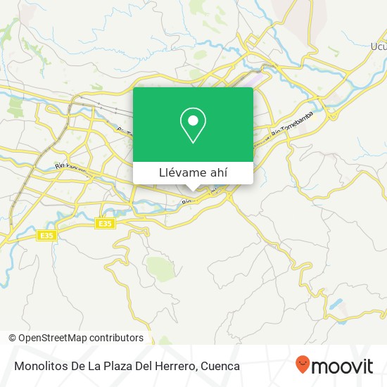 Mapa de Monolitos De La Plaza Del Herrero
