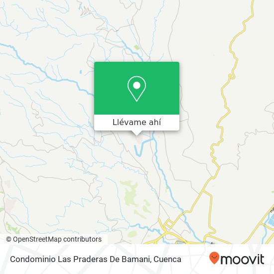 Mapa de Condominio Las Praderas De Bamani