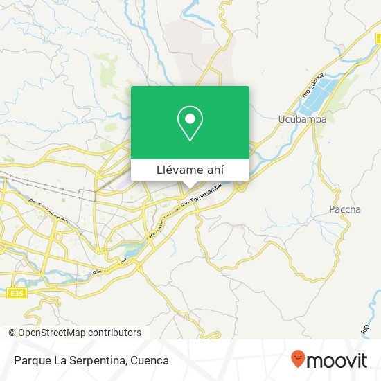 Mapa de Parque La Serpentina