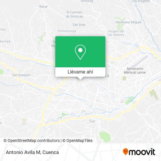 Mapa de Antonio Avila M