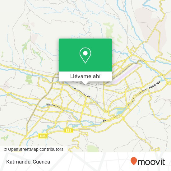 Mapa de Katmandu