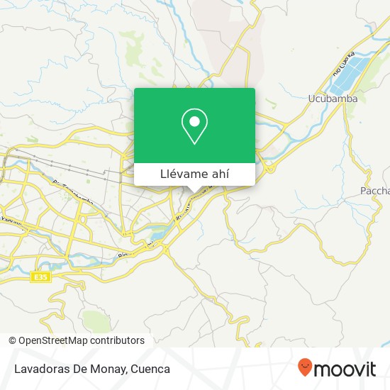 Mapa de Lavadoras De Monay