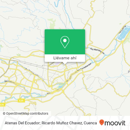 Mapa de Atenas Del Ecuador; Ricardo Muñoz Chavez