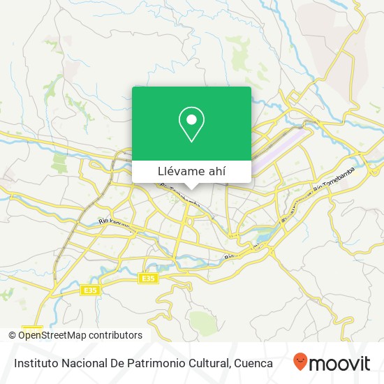 Mapa de Instituto Nacional De Patrimonio Cultural