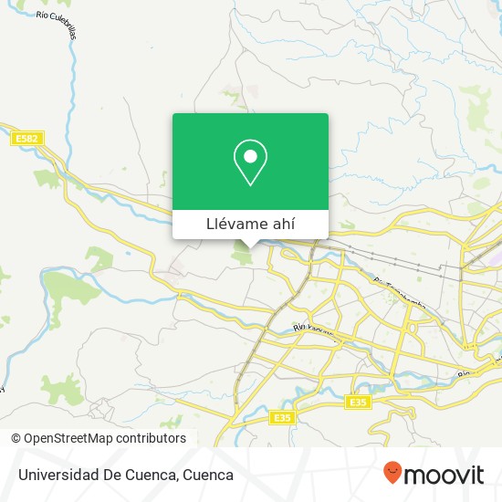 Mapa de Universidad De Cuenca