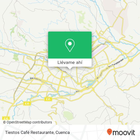 Mapa de Tiestos Café Restaurante