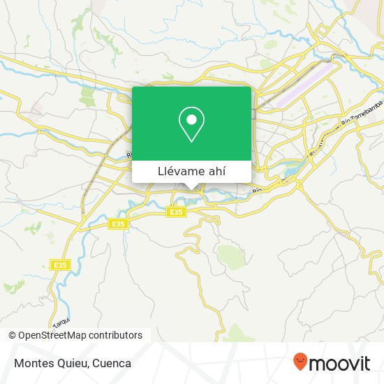 Mapa de Montes Quieu