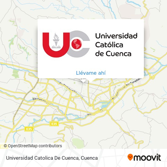 Mapa de Universidad Catolica De Cuenca