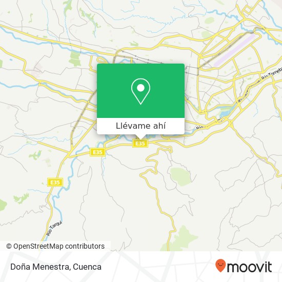 Mapa de Doña Menestra