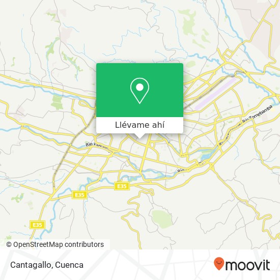 Mapa de Cantagallo
