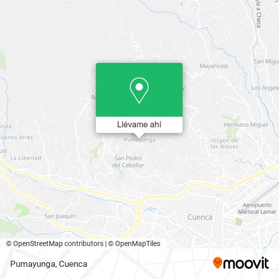 Mapa de Pumayunga