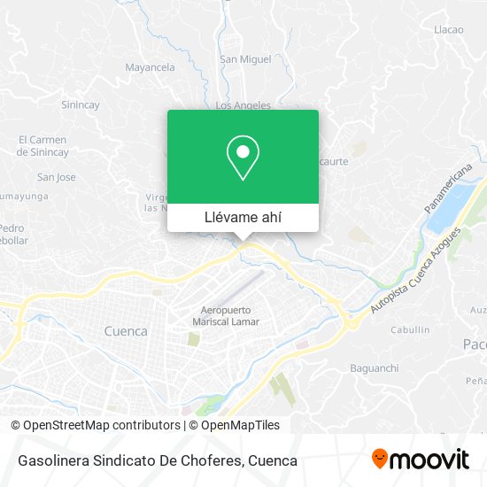 Mapa de Gasolinera Sindicato De Choferes