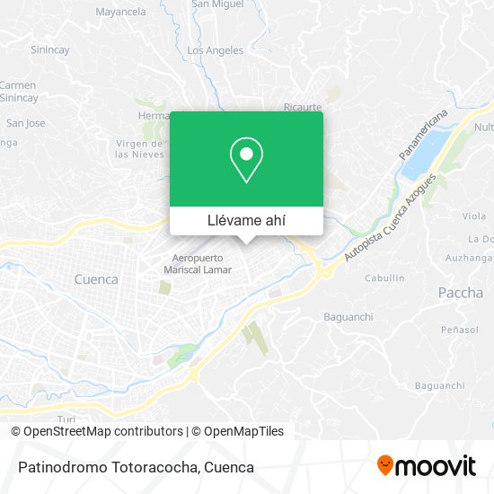 Mapa de Patinodromo Totoracocha