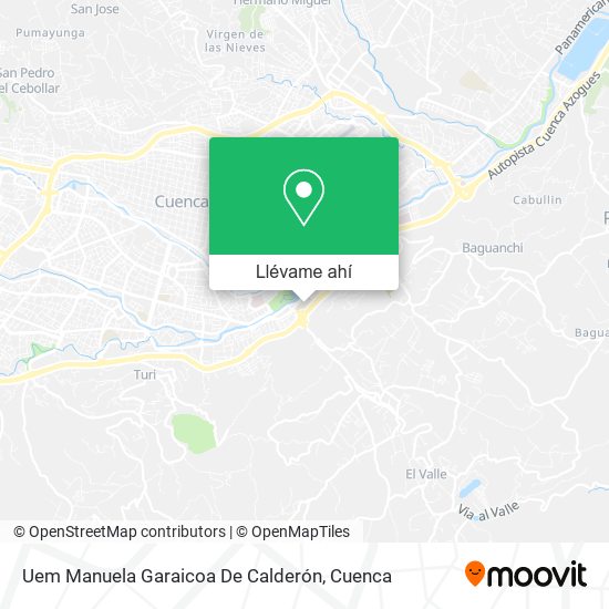 Mapa de Uem Manuela Garaicoa De Calderón