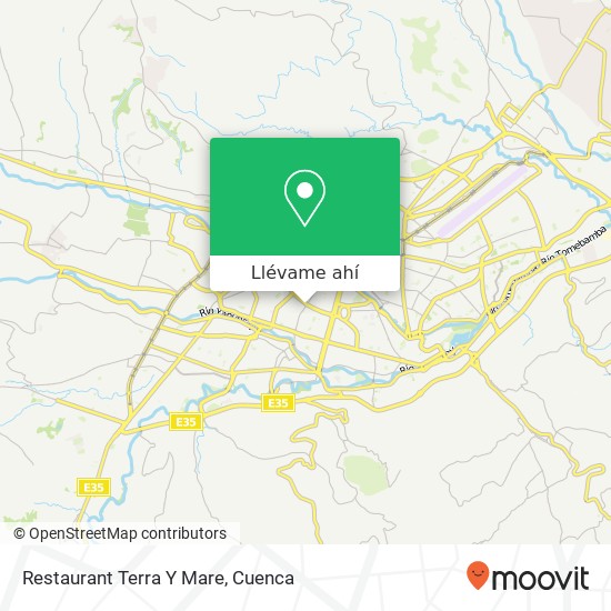 Mapa de Restaurant Terra Y Mare