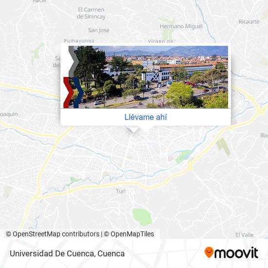 Mapa de Universidad De Cuenca
