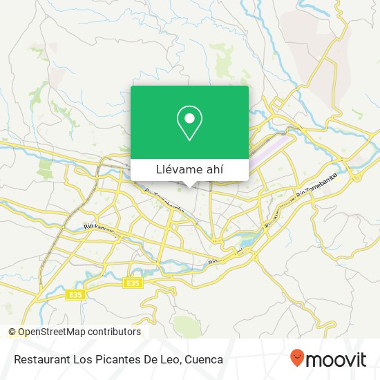 Mapa de Restaurant Los Picantes De Leo