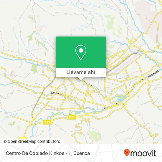 Mapa de Centro De Copiado Kinkos - 1