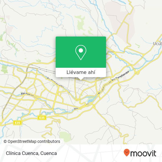 Mapa de Clínica Cuenca
