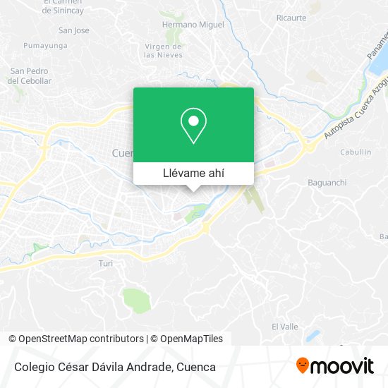 Mapa de Colegio César Dávila Andrade