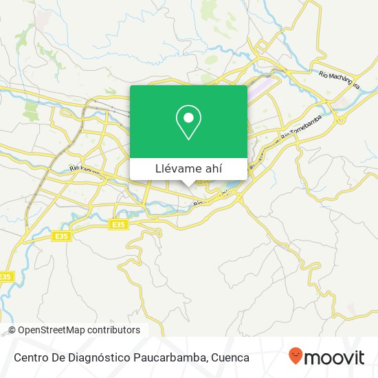 Mapa de Centro De Diagnóstico Paucarbamba