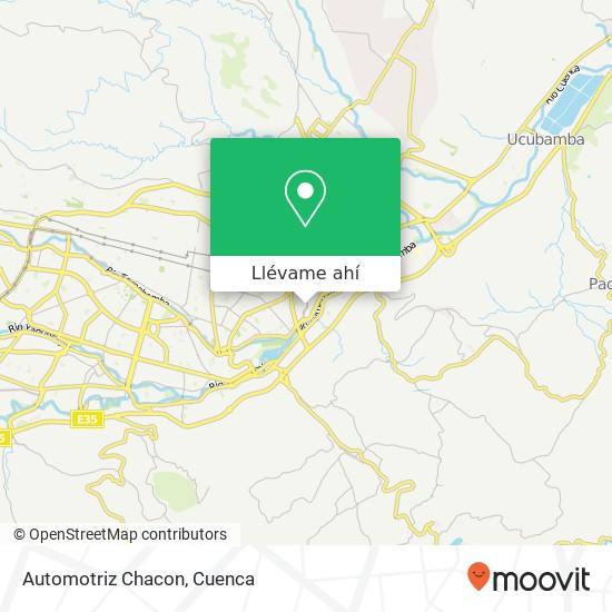 Mapa de Automotriz Chacon