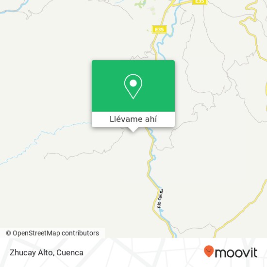 Mapa de Zhucay Alto