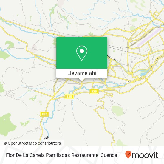 Mapa de Flor De La Canela Parrilladas Restaurante