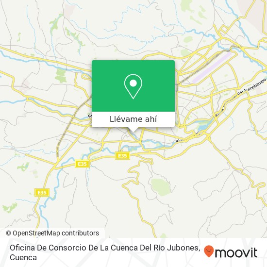 Mapa de Oficina De Consorcio De La Cuenca Del Río Jubones