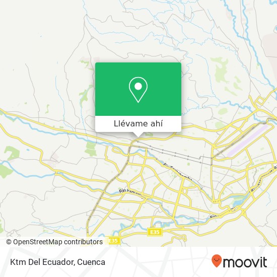 Mapa de Ktm Del Ecuador