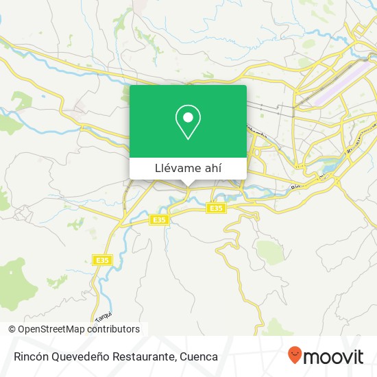 Mapa de Rincón Quevedeño Restaurante
